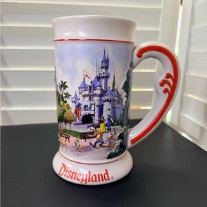 Disneyland Castle Ceramic Stein Mug from the 1990’s